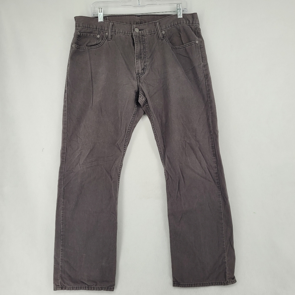 *Sold* Levi's Strauss 514 Men Black Denim Jeans Size 36 x 30